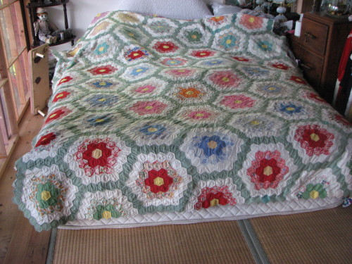 1930's Grandmothers Flower Grden quilt