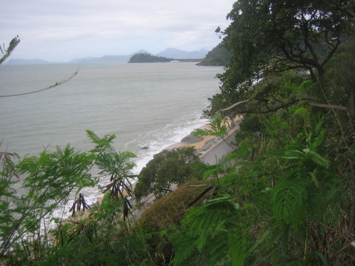 I went up to the cliffs after my friend went home after we had been walking, there is a large flat rock up there were I like to sit and look out to sea I never see any one up there and it is so peaceful. 