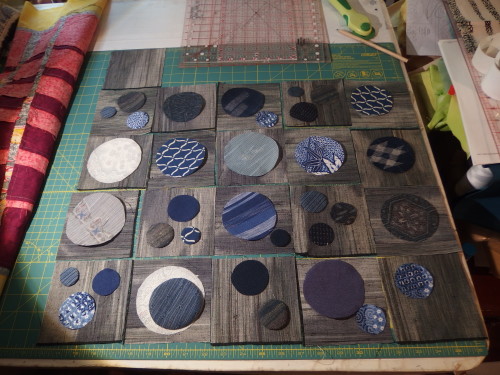 My first few circles.  Using only Japanese fabrics