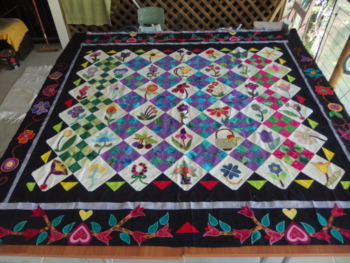 My adaptation of Florence Petro quilt