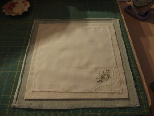 Then one of the hankies.