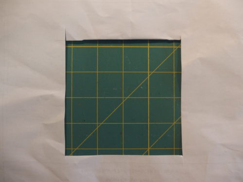 remove cut out square 