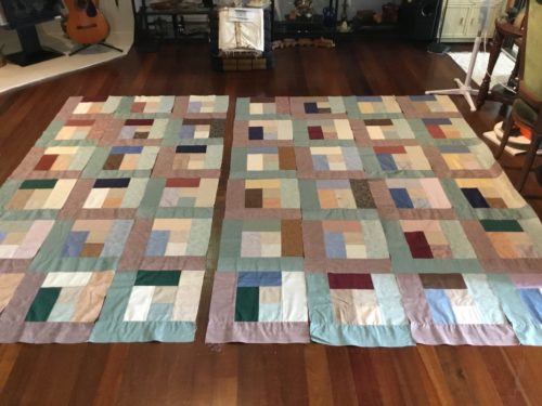Turn the right 4 panels in to a beach rug