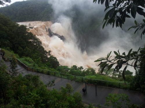 Barronfalls in Flood yesterday Tuesday 27th March 2018