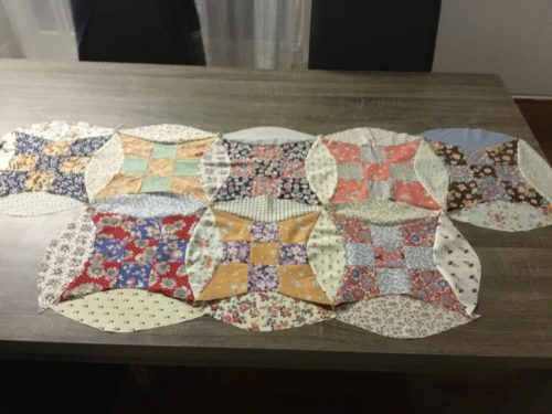 Glad to see progress on these wee blocks as the fabrics are so sweet. 