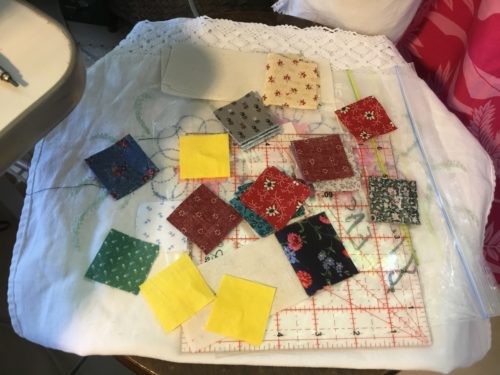 Playing with 1 1/2 inch squares 