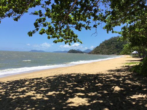 Looking South the beach in this cove is just over 1 kilometres so a nice walk 